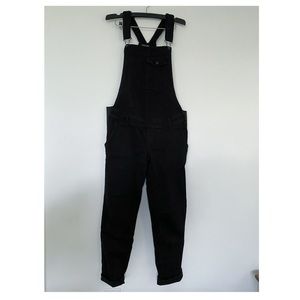 Indigo Blue Maternity Overalls - Black XS